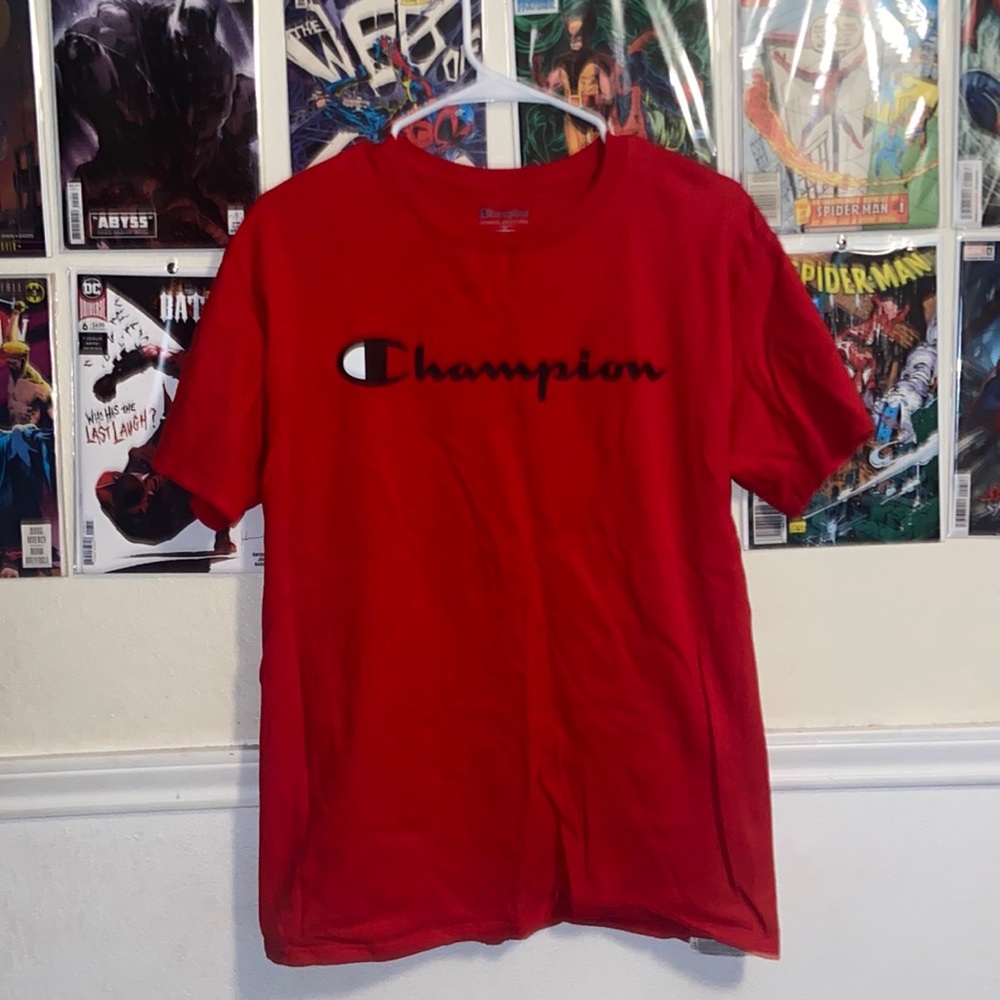 Red Champion Tee